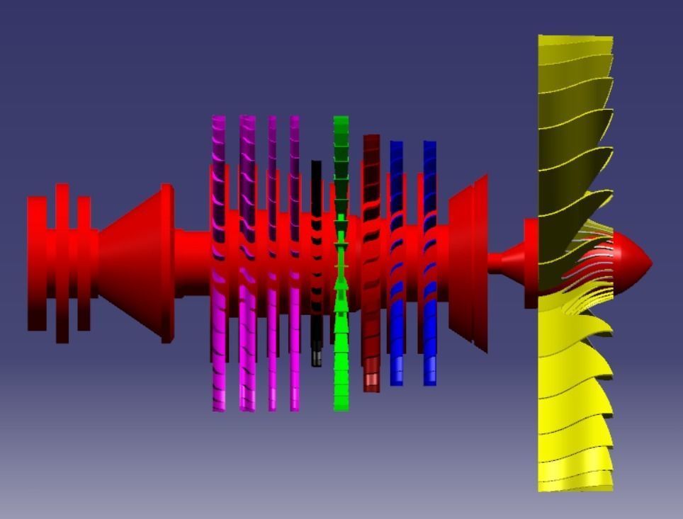 jet engine propeller 3D print model_2