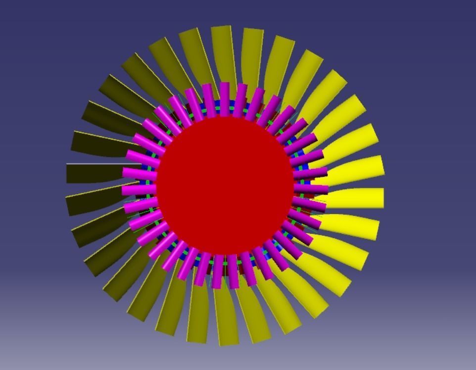 jet engine propeller 3D print model_3