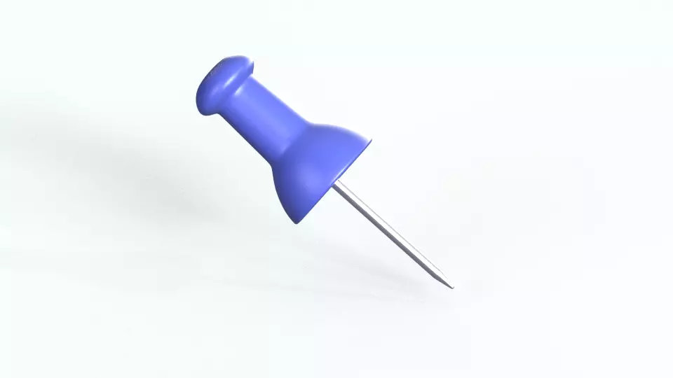Push Pin Free 3D model