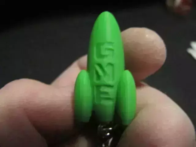 GME - RIDE THE ROCKET KEYCHAIN 3D print model