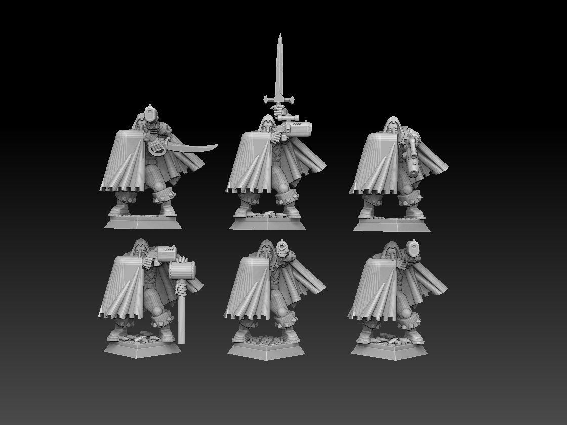Adventurer With 100 Plus Weapon Alternatives 3D print model_4