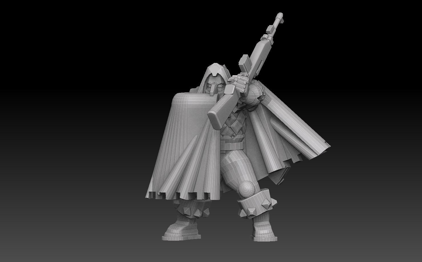 Adventurer With 100 Plus Weapon Alternatives 3D print model_21
