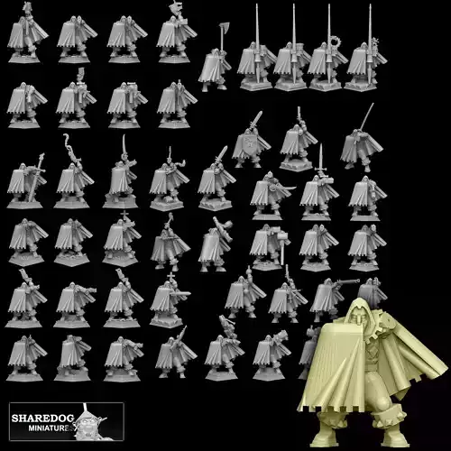 Adventurer With 100 Plus Weapon Alternatives 3D print model