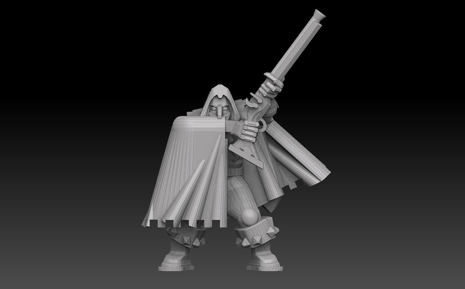 Adventurer With 100 Plus Weapon Alternatives 3D print model_5
