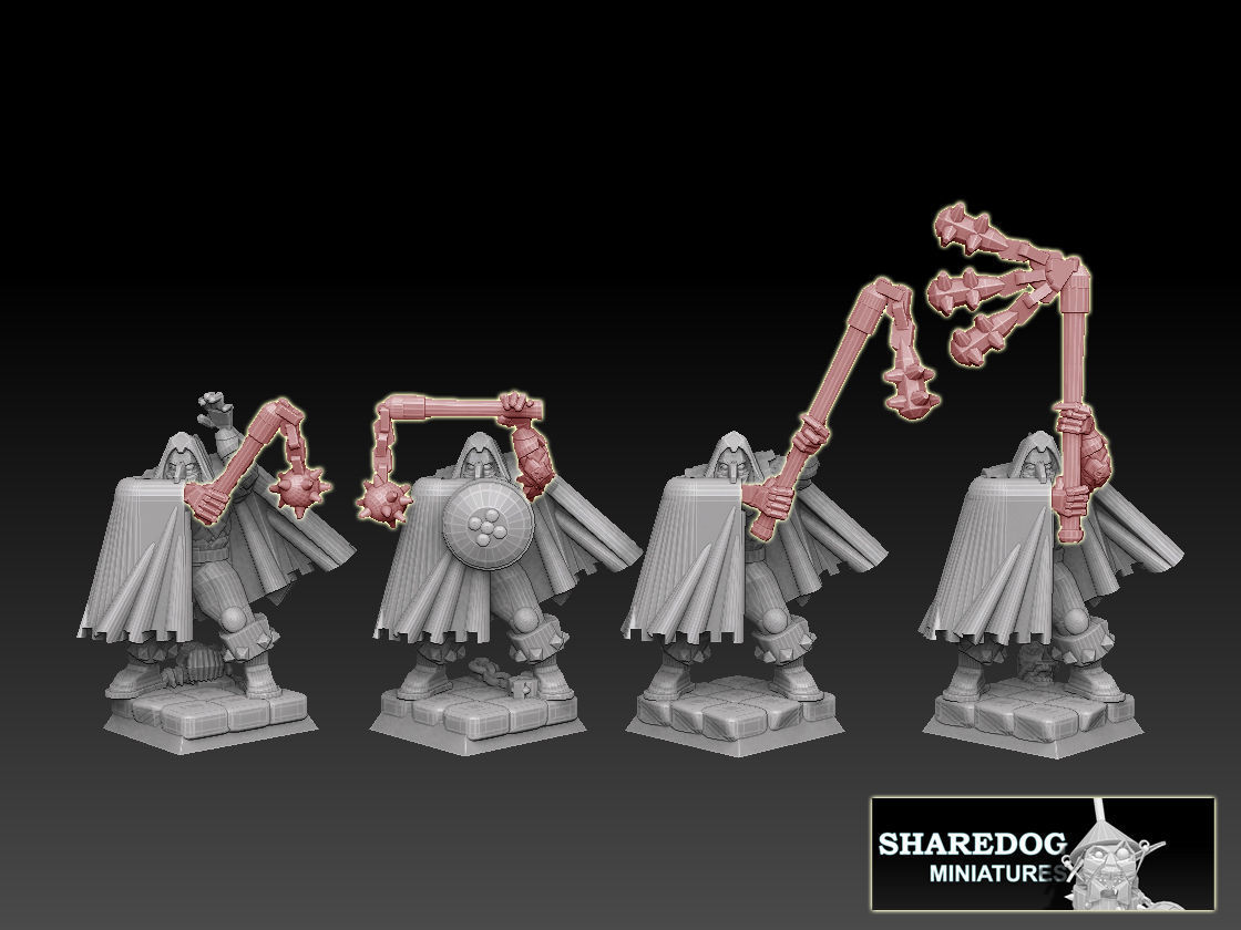 Adventurer With 100 Plus Weapon Alternatives 3D print model_38