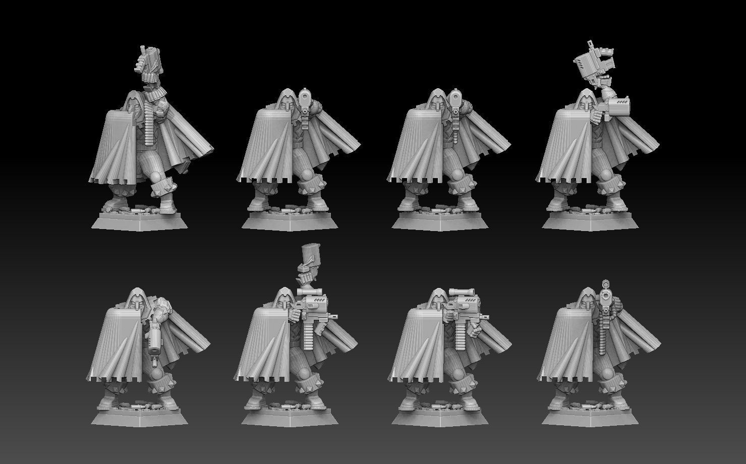 Adventurer With 100 Plus Weapon Alternatives 3D print model_3