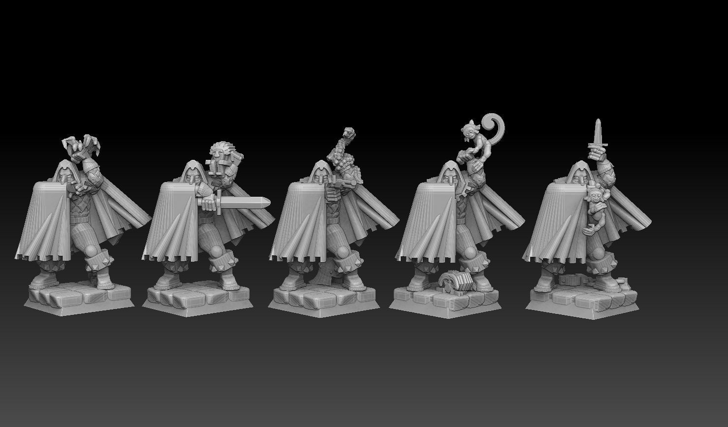 Adventurer With 100 Plus Weapon Alternatives 3D print model_11