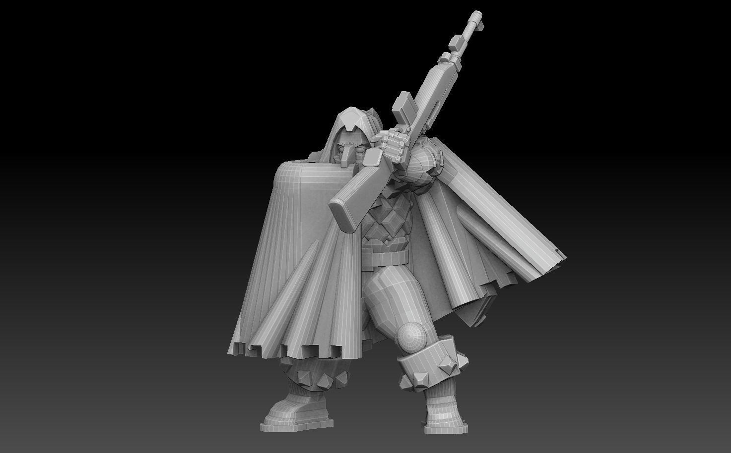 Adventurer With 100 Plus Weapon Alternatives 3D print model_22