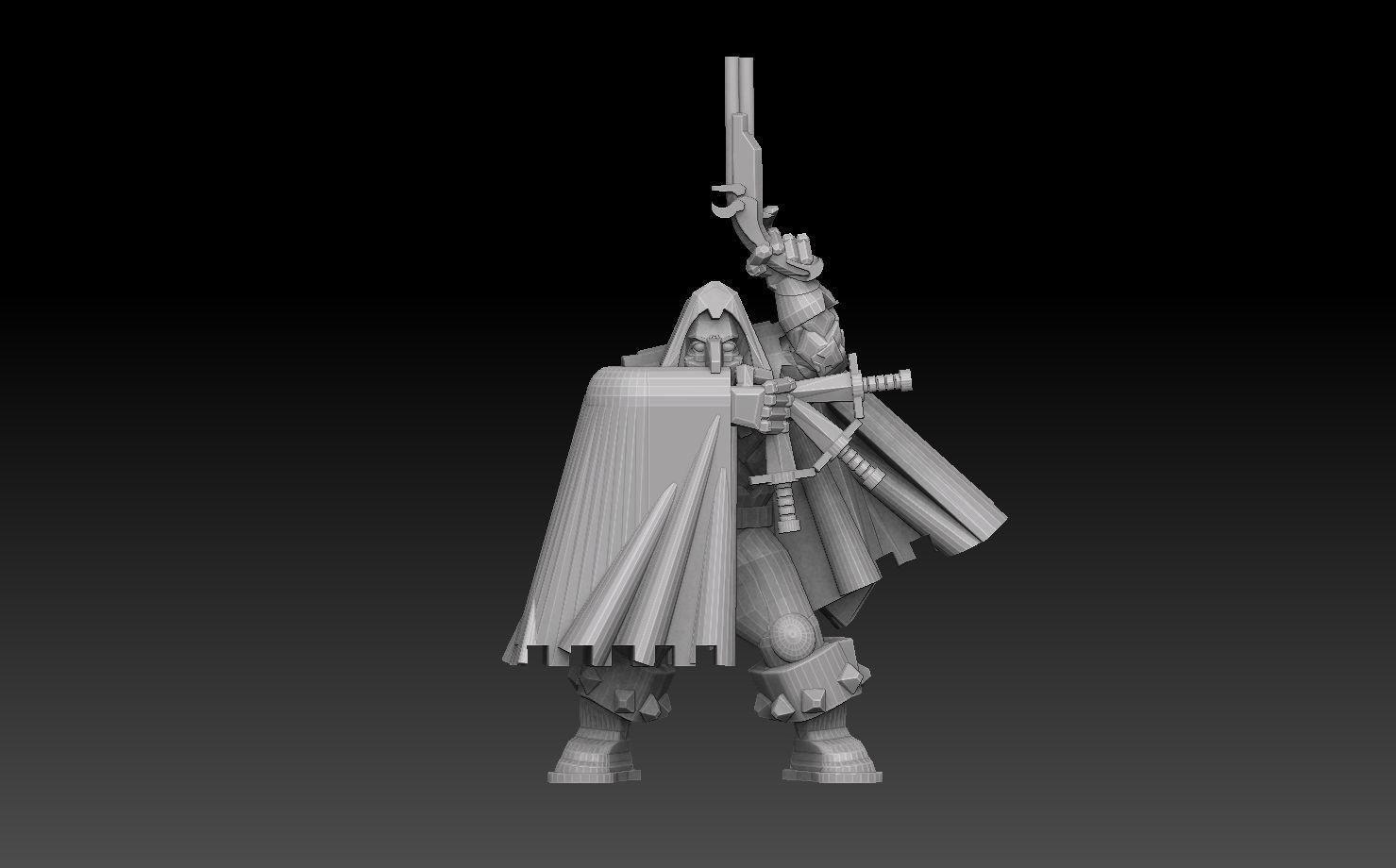 Adventurer With 100 Plus Weapon Alternatives 3D print model_30