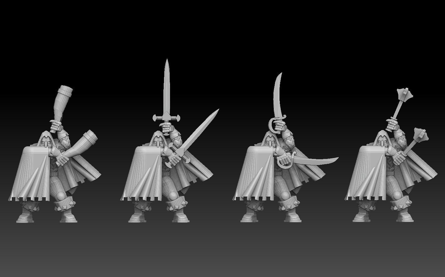 Adventurer With 100 Plus Weapon Alternatives 3D print model_23