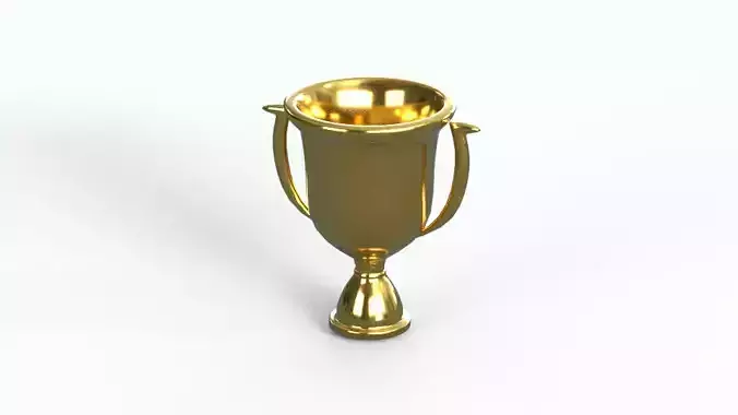 Gold Trophy Free 3D model