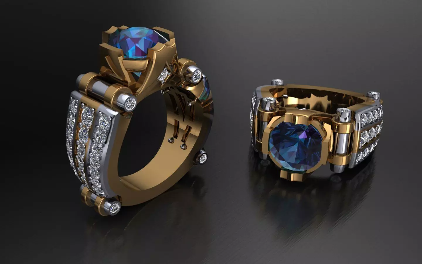 Men ring 3D print model