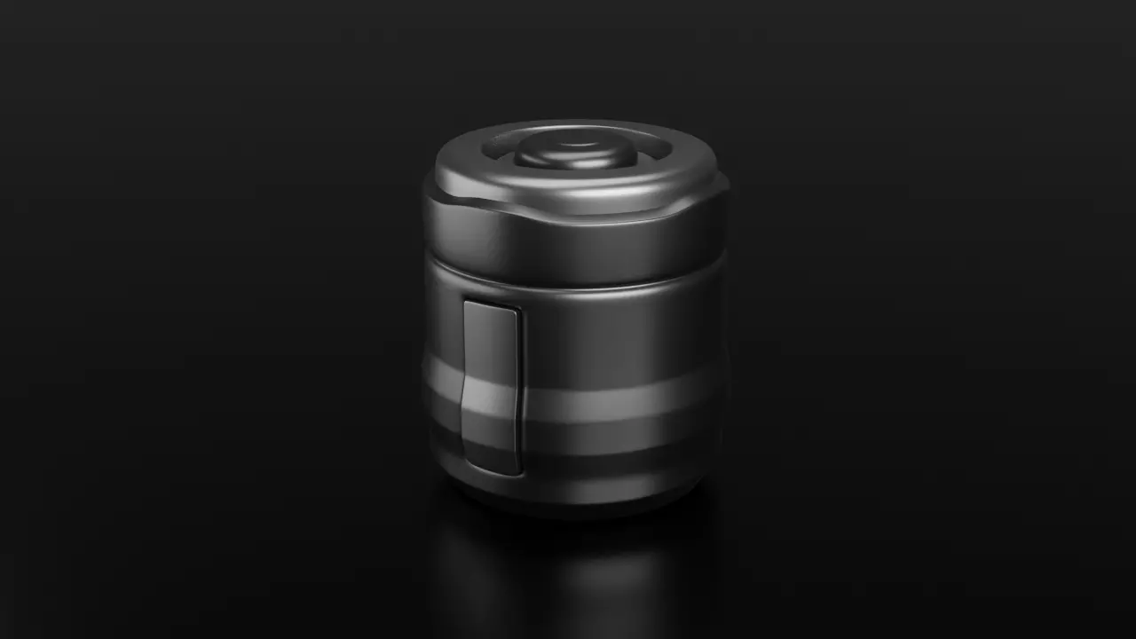 sci fi barrel Free 3D model