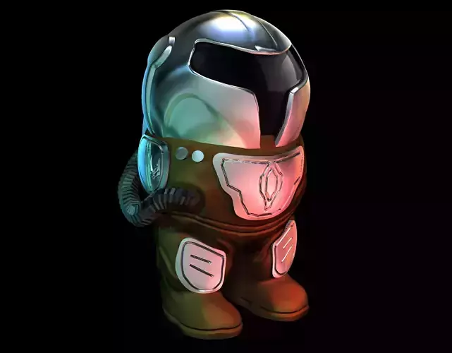 AMONG US MANDALORIAN 3d model