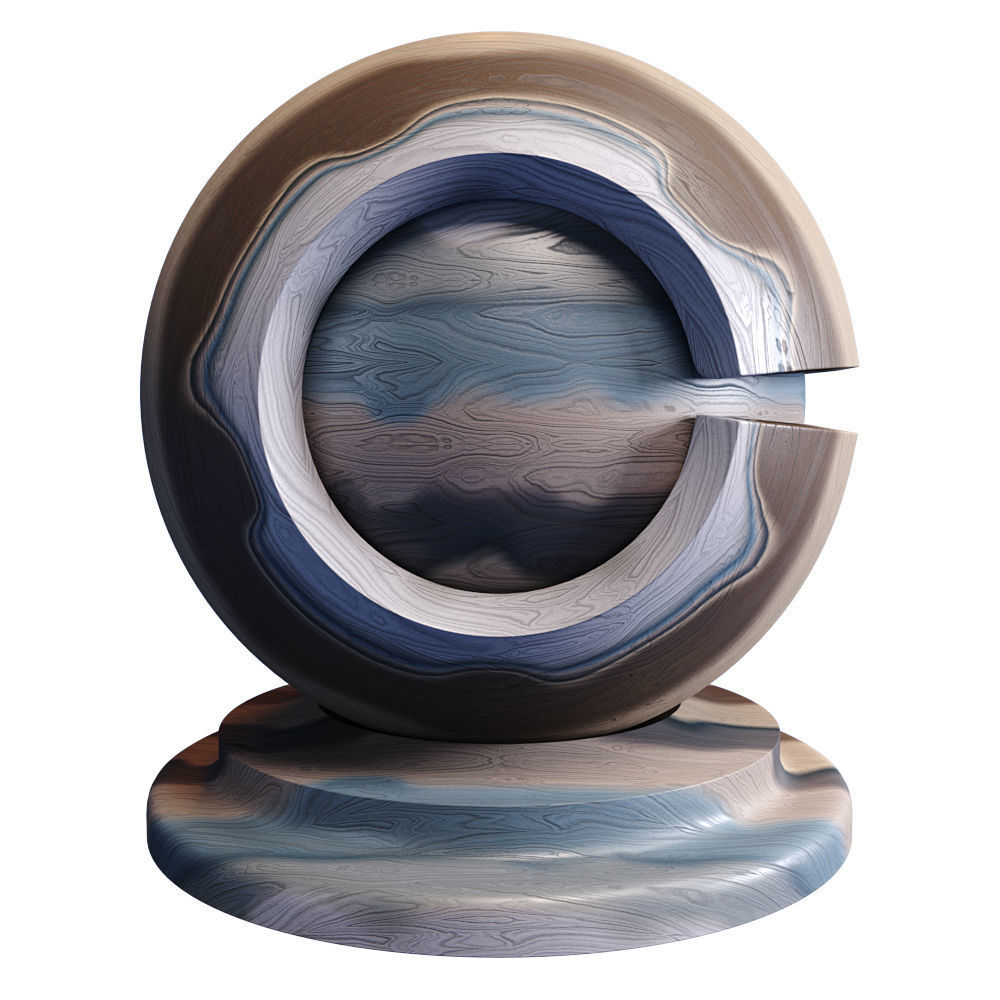 20 Veneered Wood Materials - SBSAR - PBR Maps - 4K Texture_26