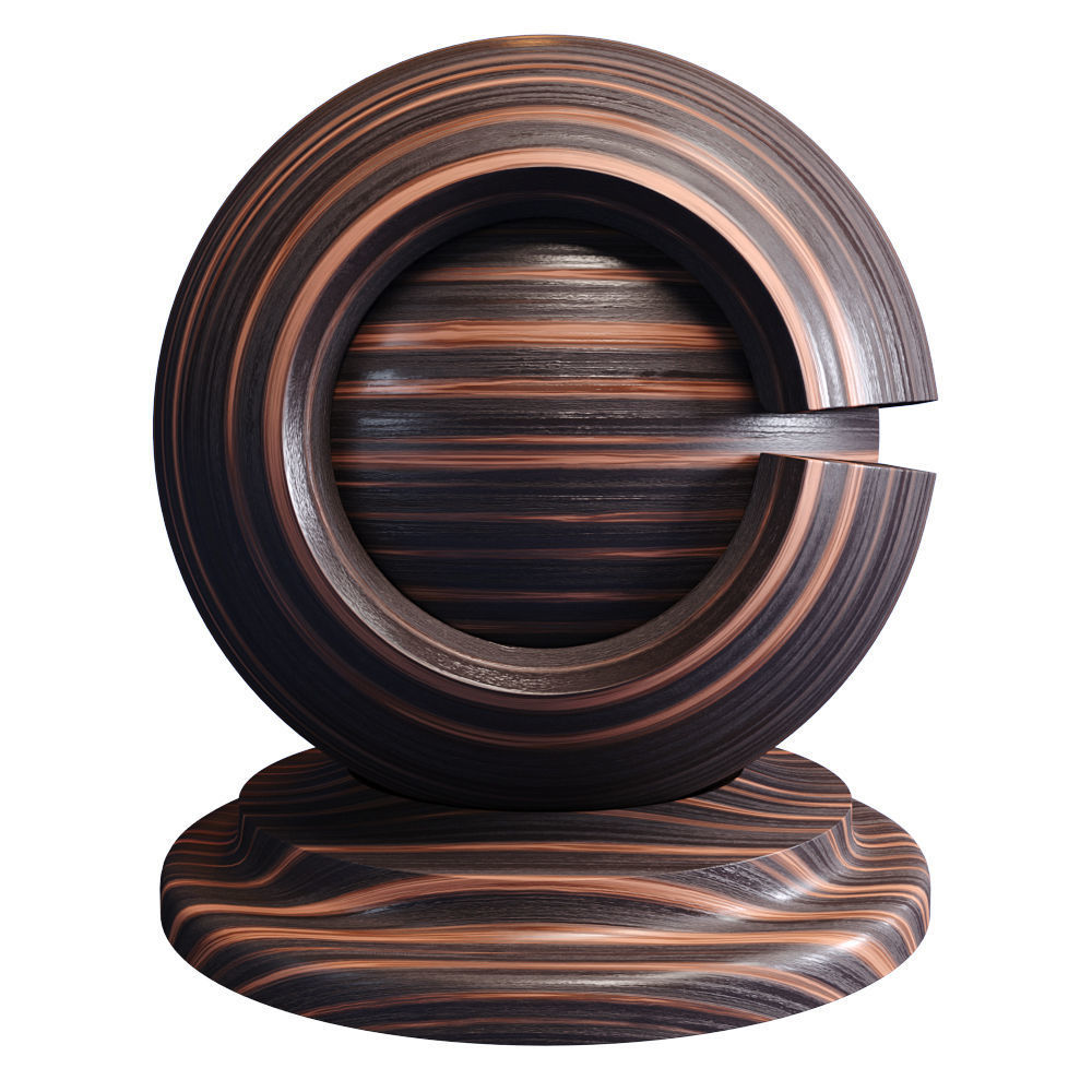 20 Veneered Wood Materials - SBSAR - PBR Maps - 4K Texture_14