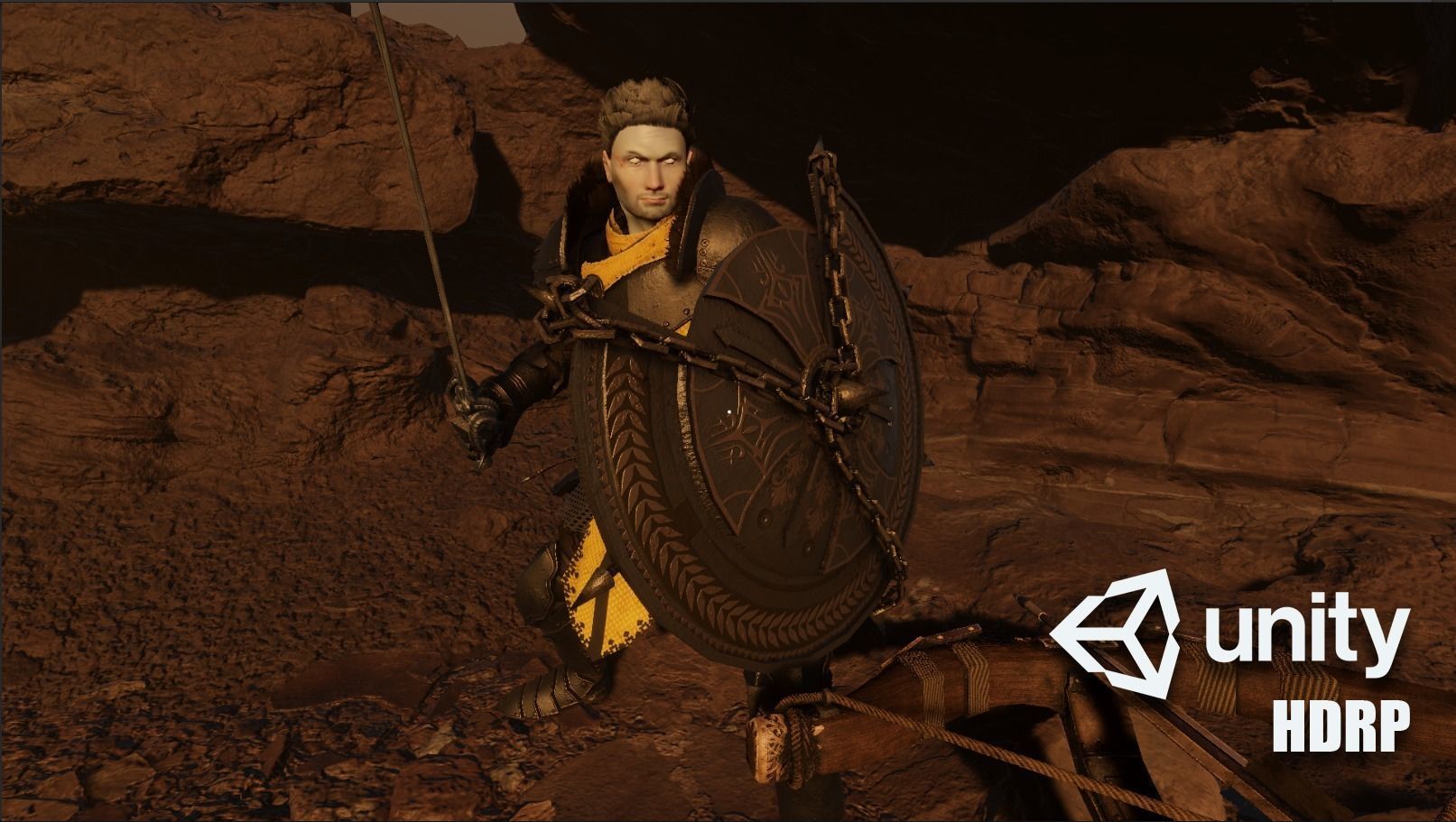 Death knight Low-poly 3D model_21