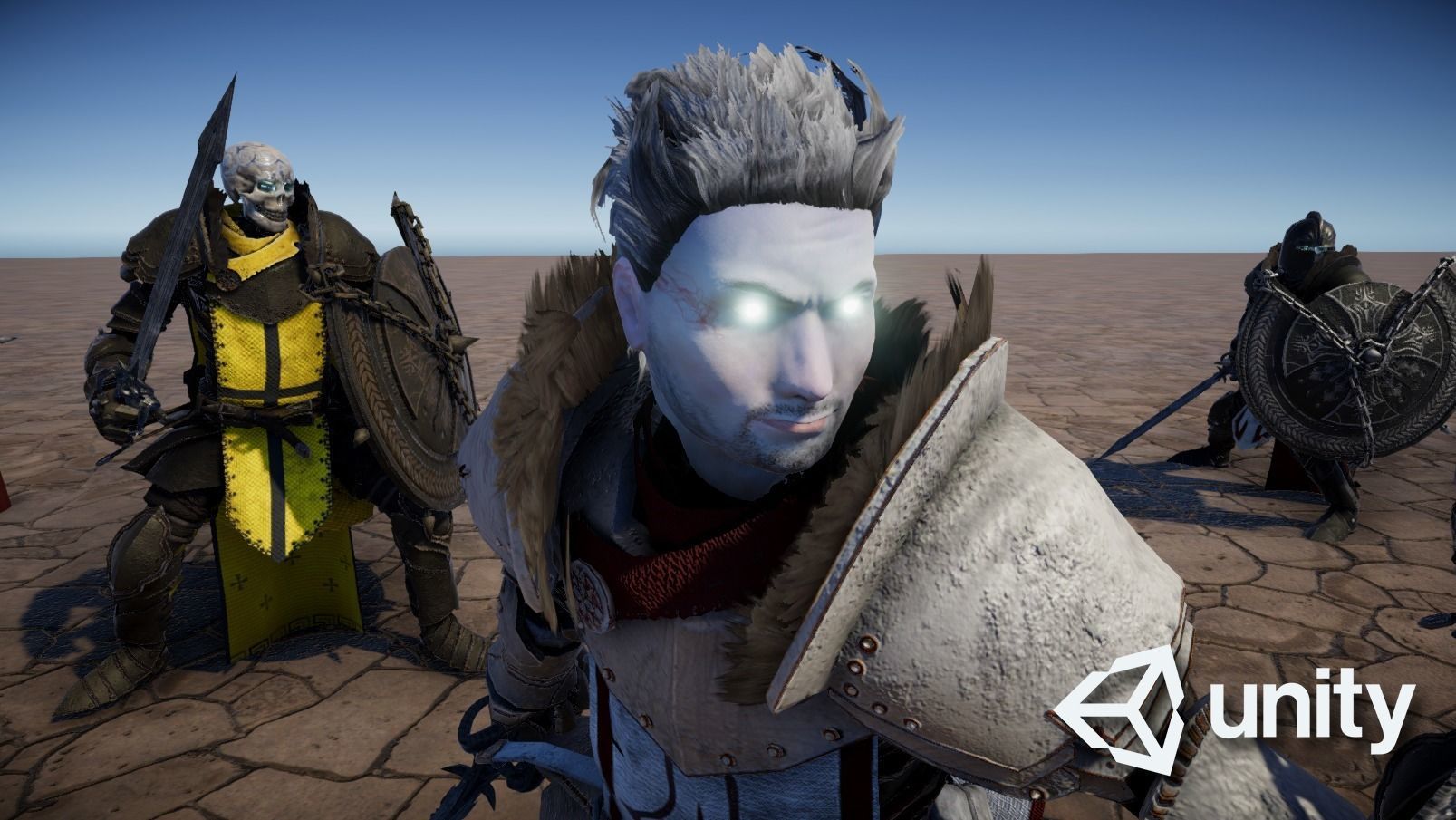 Death knight Low-poly 3D model_20