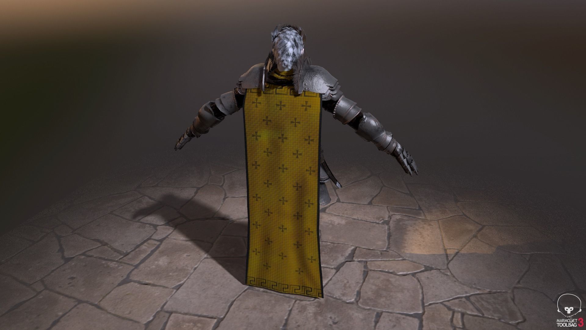 Death knight Low-poly 3D model_36