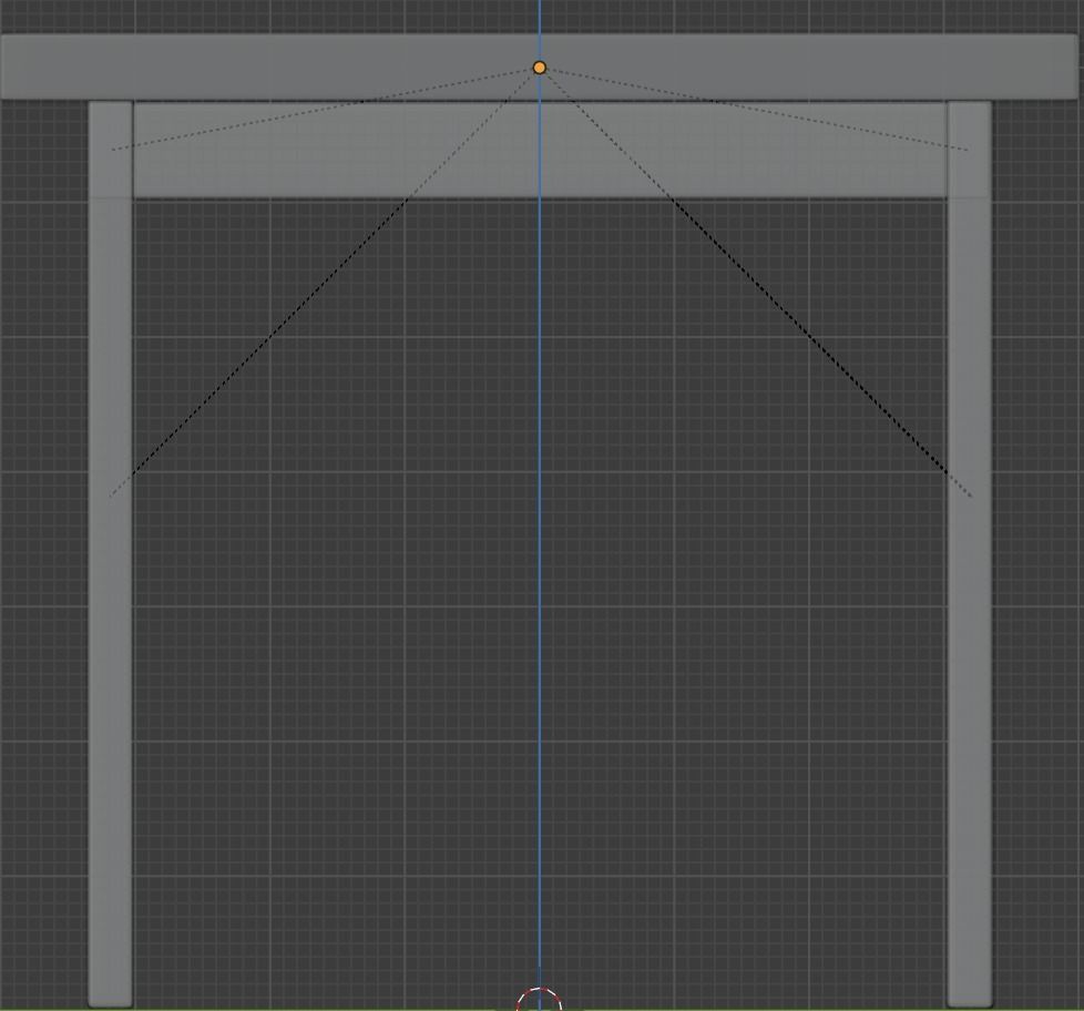 Wooden Marble Table 3D model_2