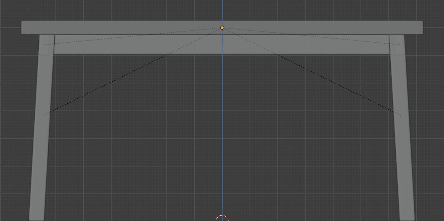 Wooden Marble Table 3D model_3