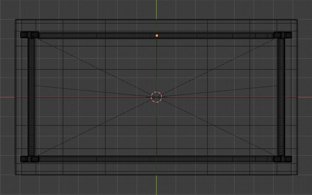 Wooden Marble Table 3D model_9