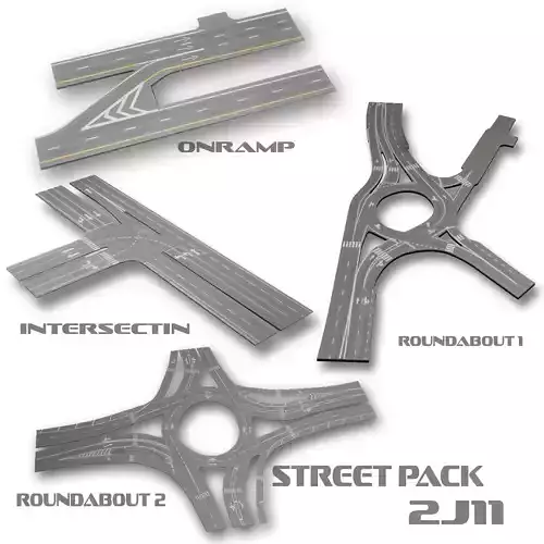 STREET PACK 2J11 3D model