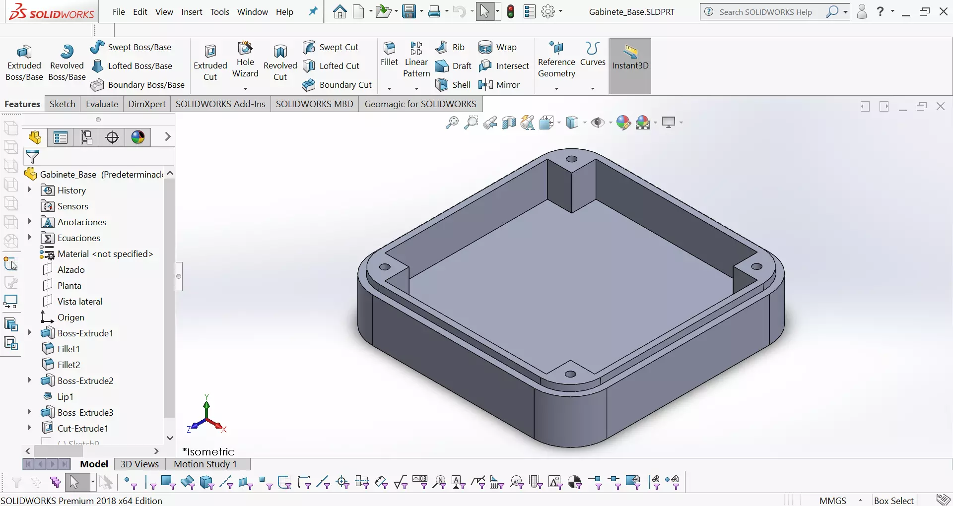 Arduino Case - Parametric for any evaluation boards 3D model_0