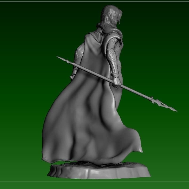 ONE10 Hela statue 3d model stl for printing 3D print model_7