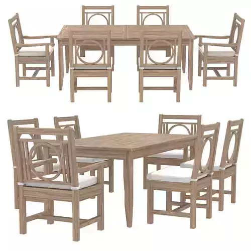Restoration Hardware Leagrave table and chairs