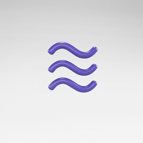 Libra Coin v2 001 Low-poly 3D model