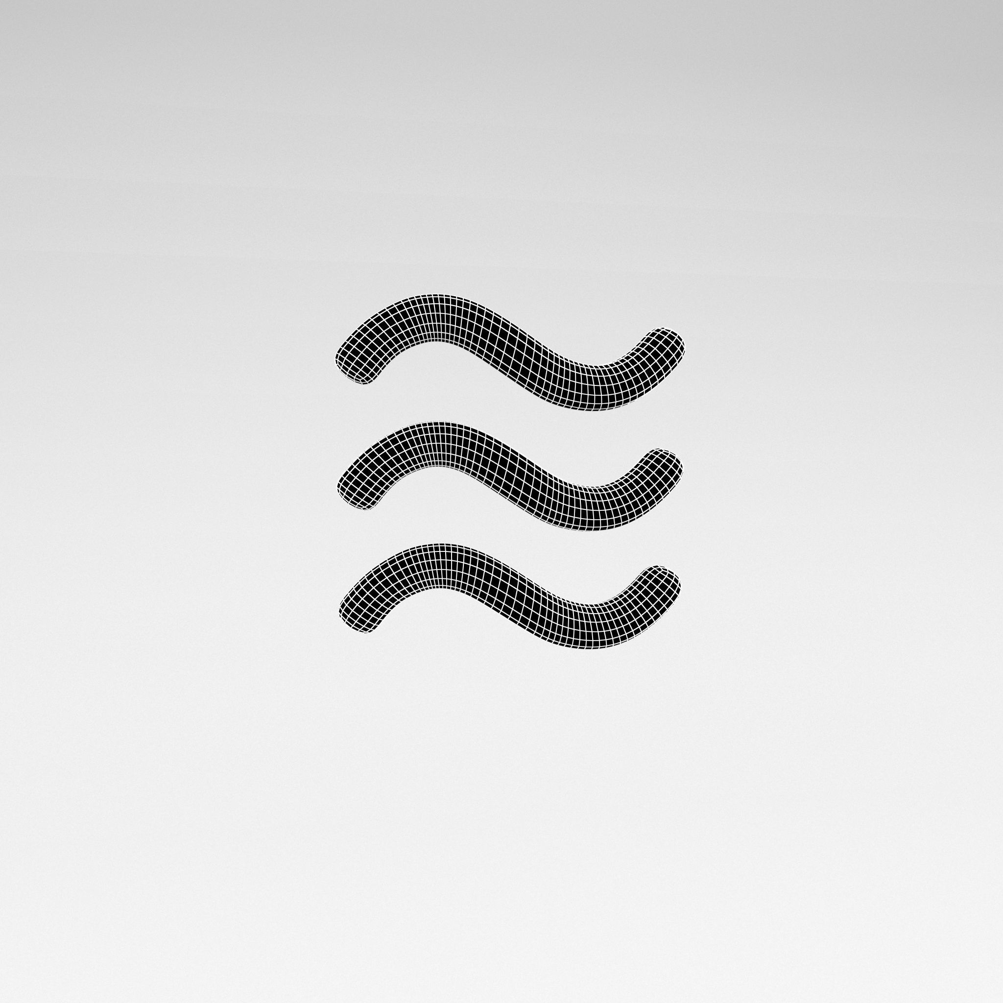 Libra Coin v2 002 Low-poly 3D model_4