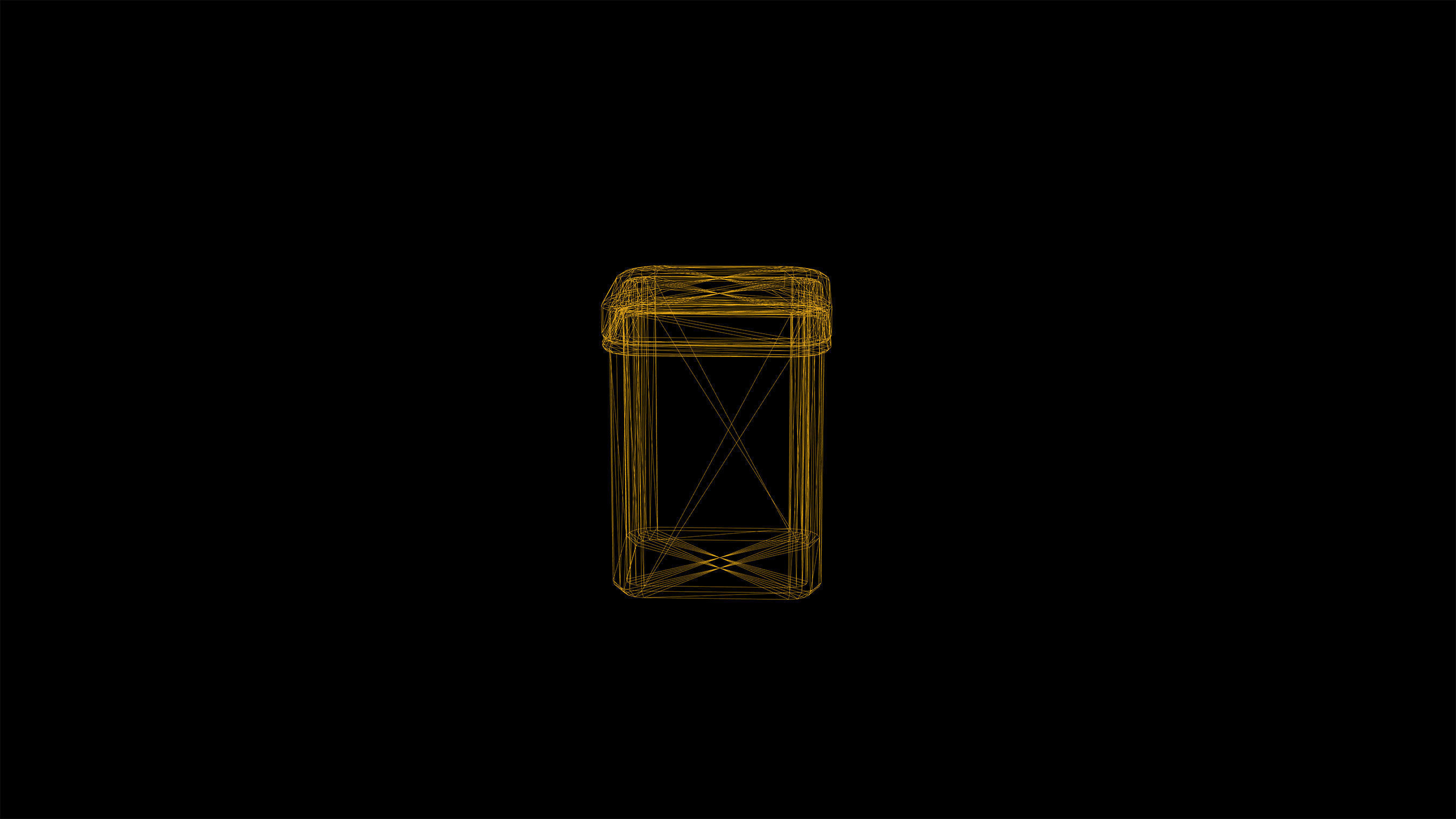 Container Game-Ready coffee tin Low-poly 3D model_2