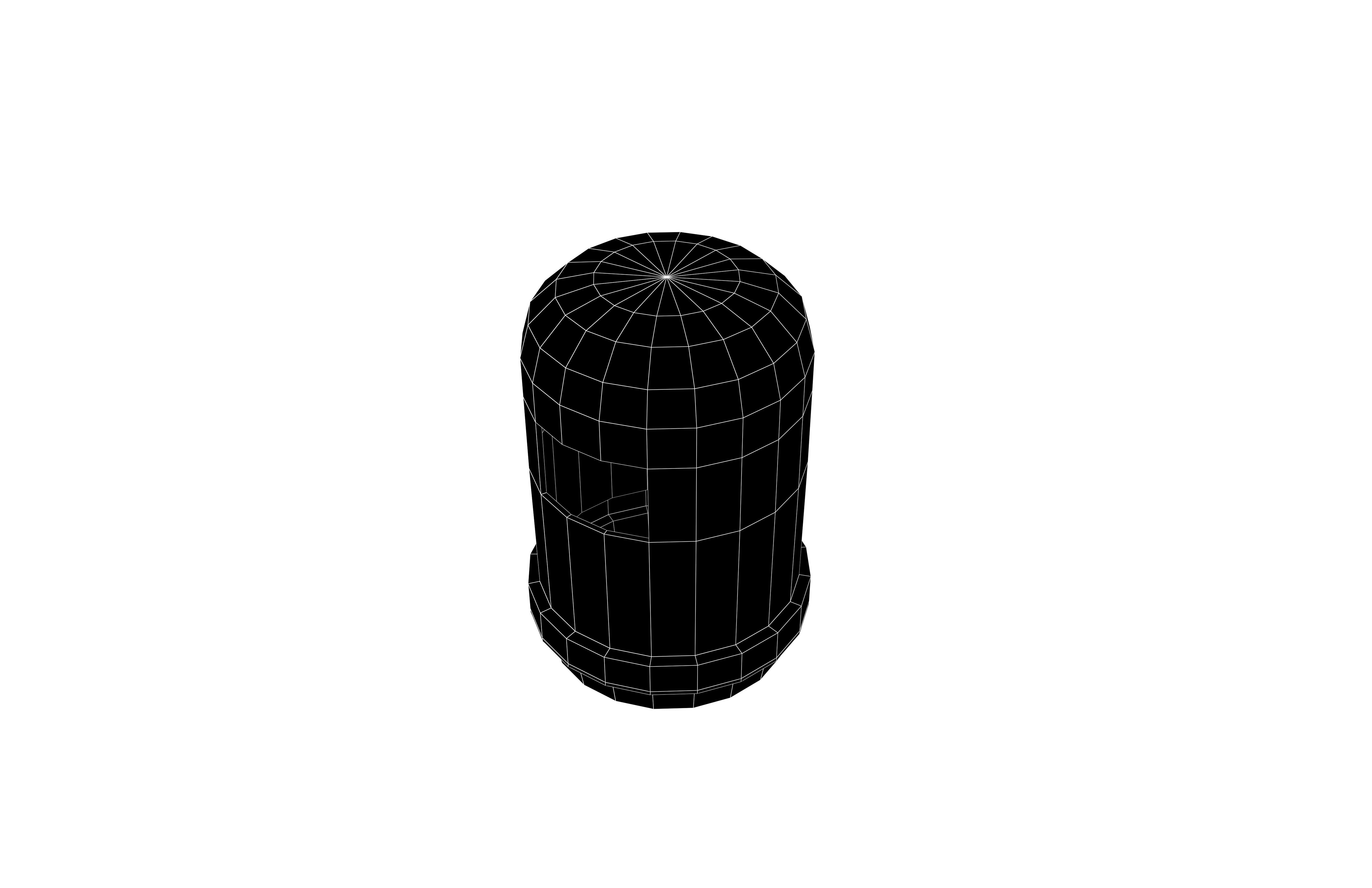 Hong Kong Trash Can v1 001 Low-poly 3D model_6