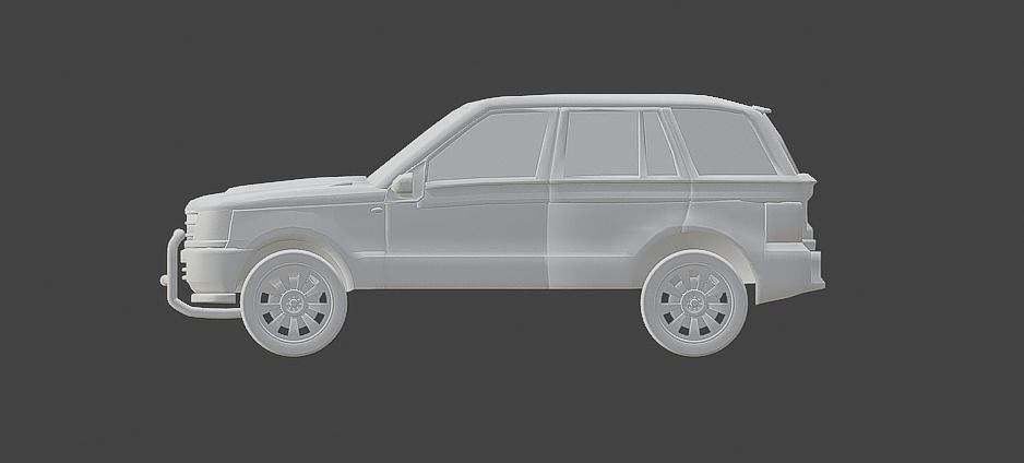 Suv 4x4 Vehicle Desert Car By Gorgan 3D model_4