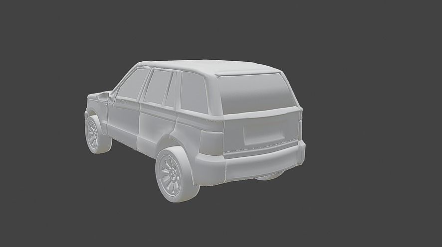 Suv 4x4 Vehicle Desert Car By Gorgan 3D model_6