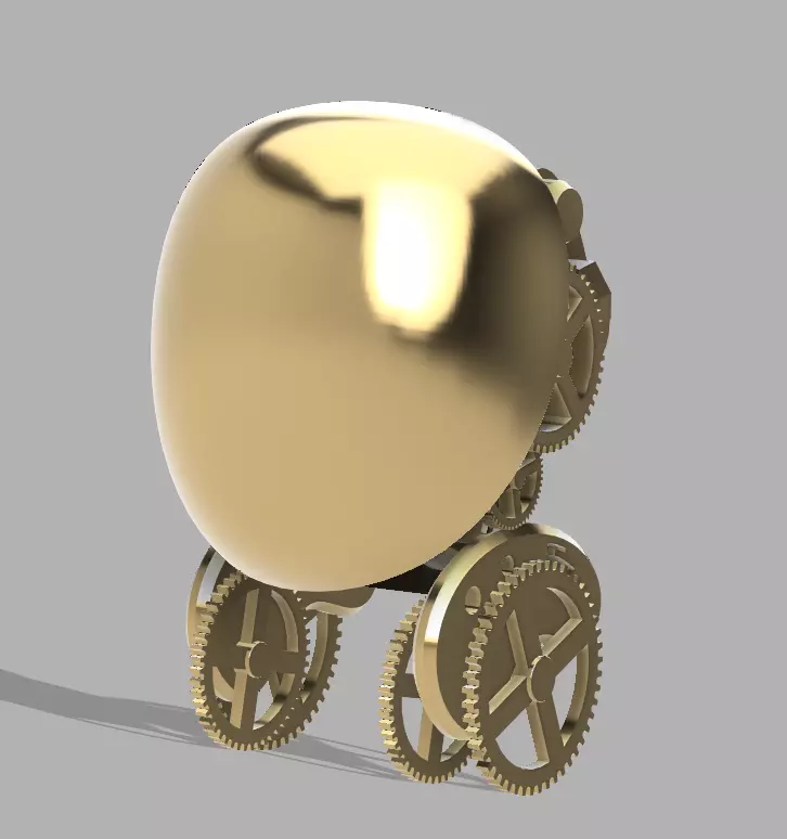 steam punk geared mecha 3d printing model 3D print model