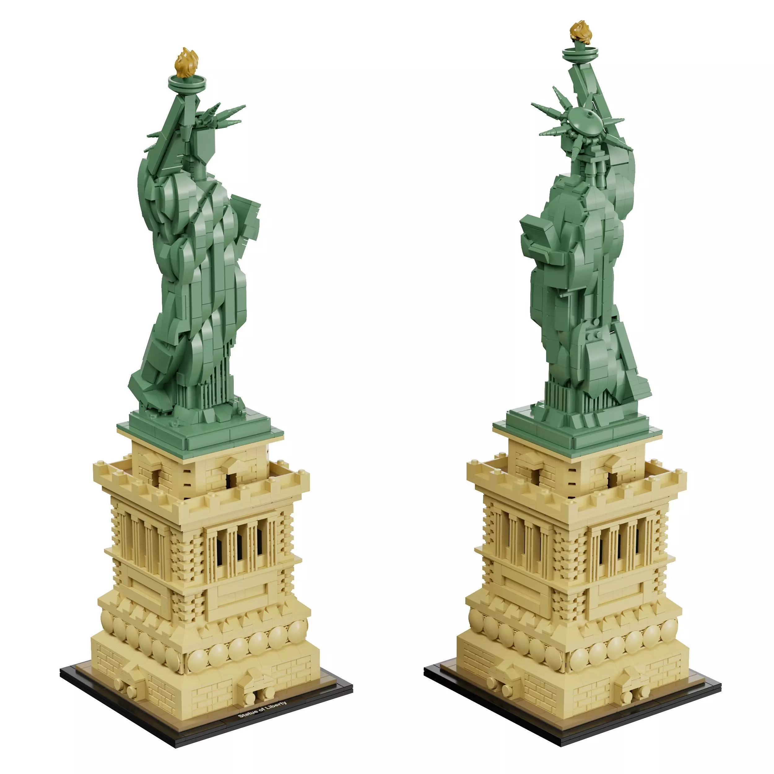Lego Architecture Set 21042 - Statue of Liberty 3D model