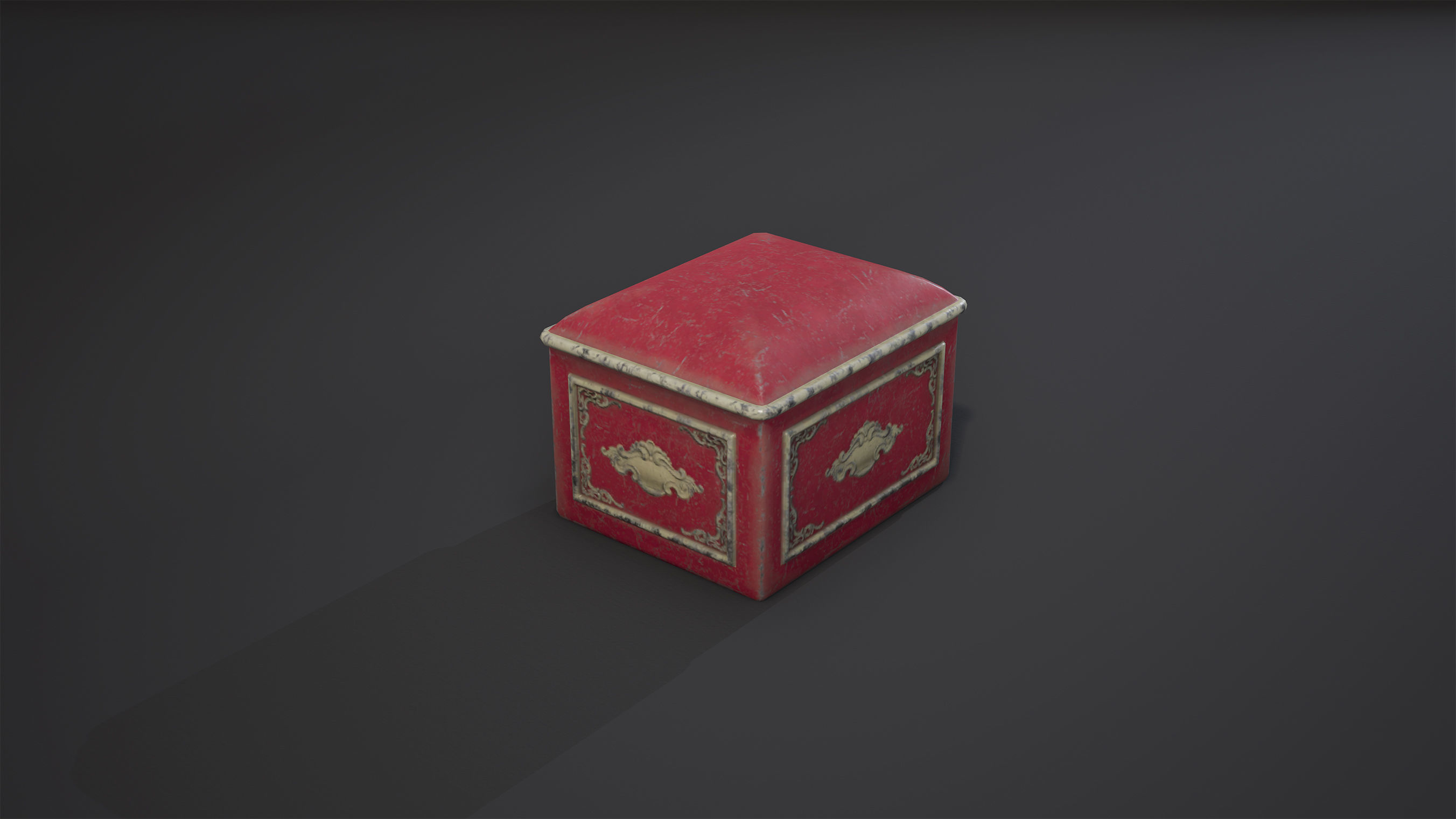 Container Game-Ready box Low-poly 3D model_1