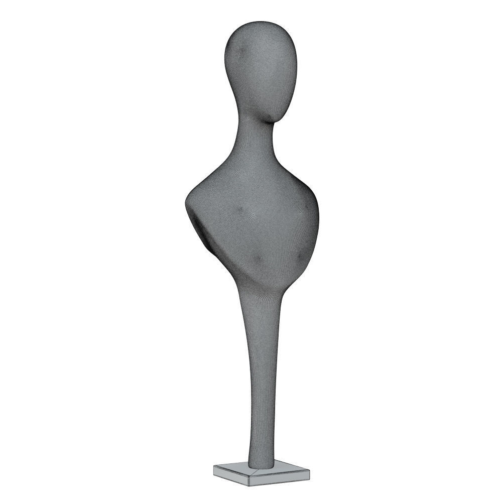 Abstract Female Mannequin AFELLOW H1055 3D model_6