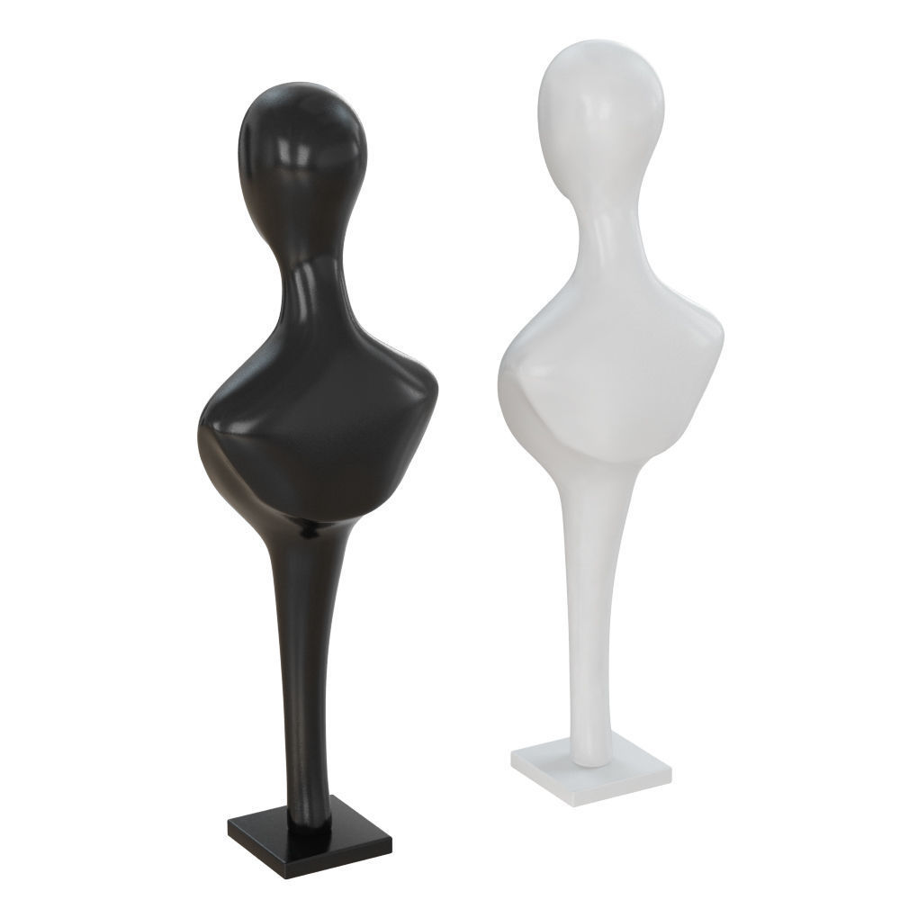 Abstract Female Mannequin AFELLOW H1055 3D model_4