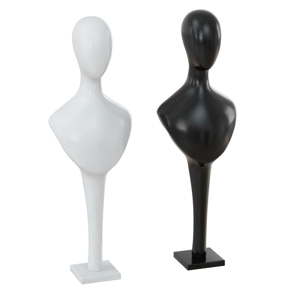 Abstract Female Mannequin AFELLOW H1055 3D model_2