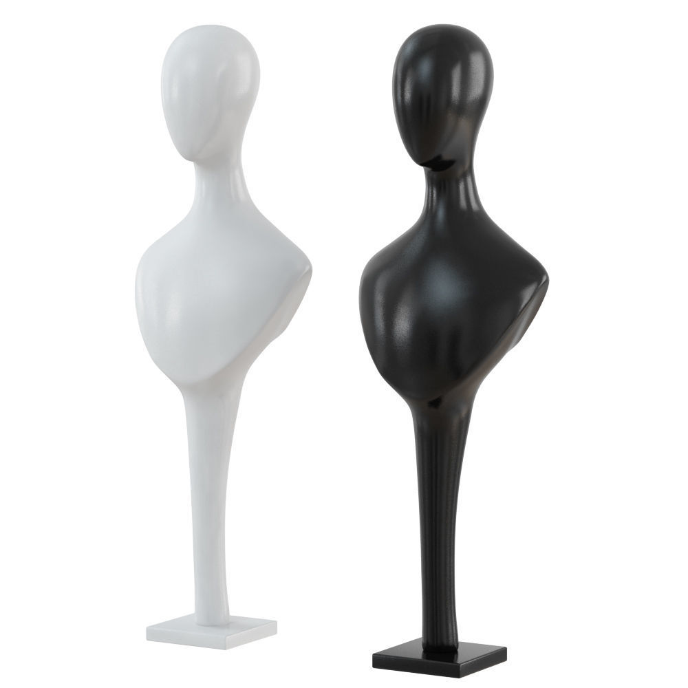 Abstract Female Mannequin AFELLOW H1055 3D model_1
