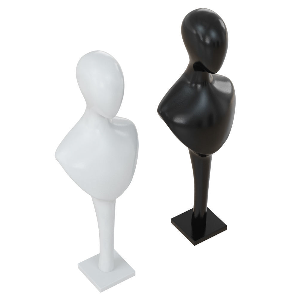 Abstract Female Mannequin AFELLOW H1055 3D model_3