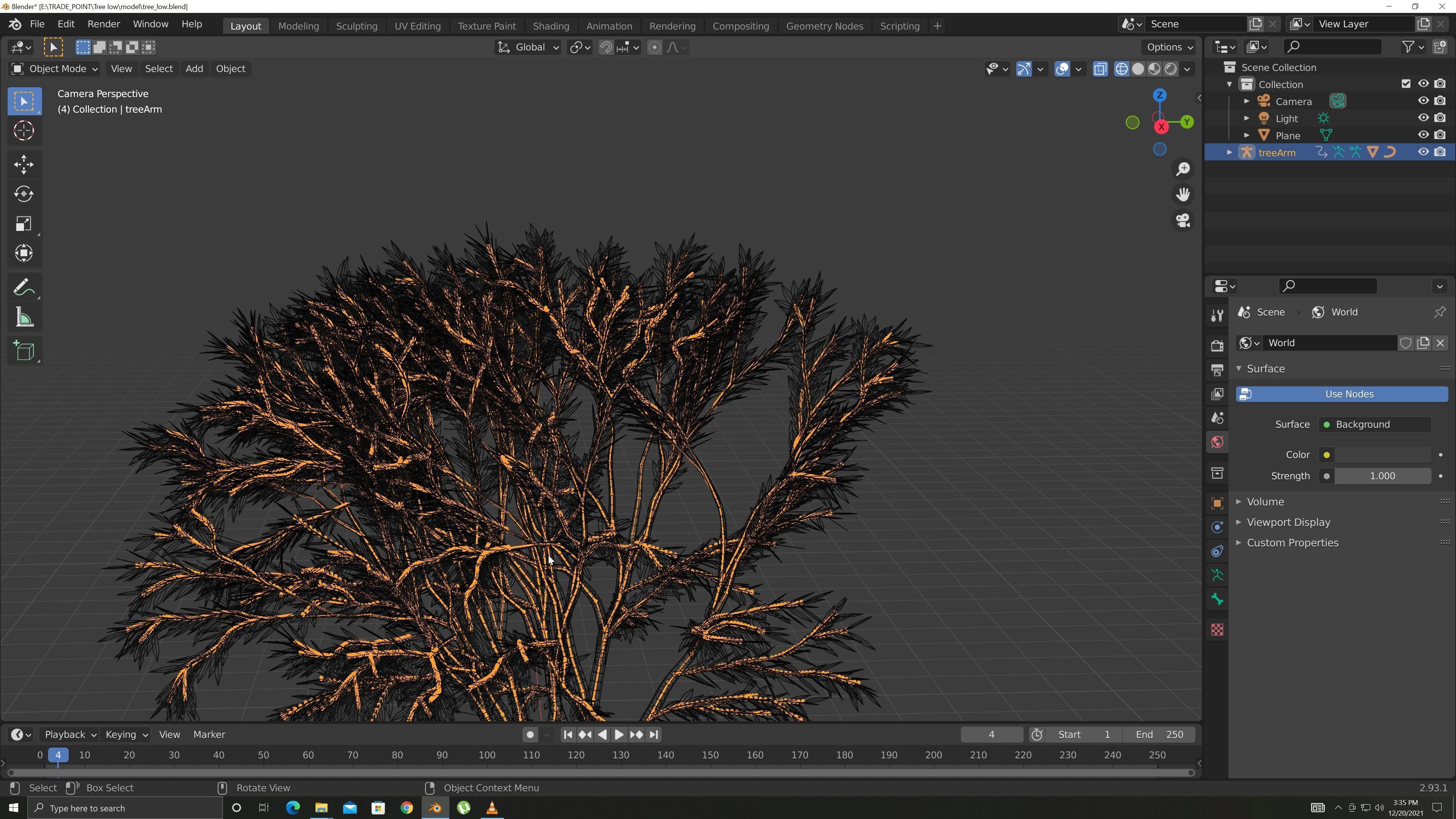 TREES leaf Free 3D model_6
