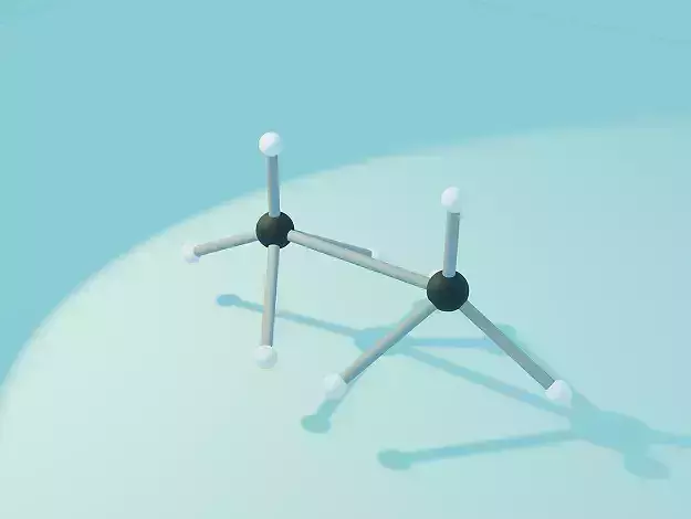 Organic Chemistry - Ethane 3D print model