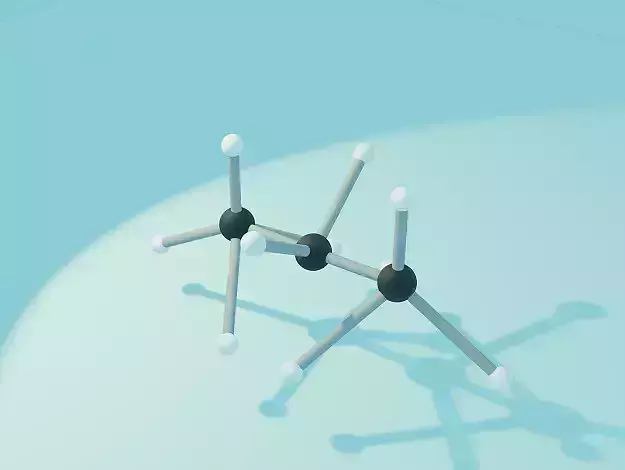 Organic Chemistry - Propane 3D print model