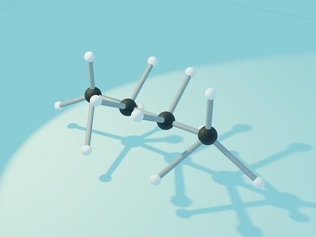 Organic Chemistry - Butane 3D print model