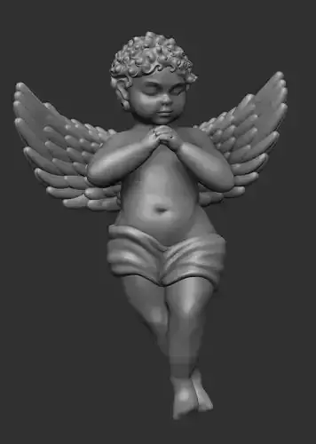 Angel cupid pendant