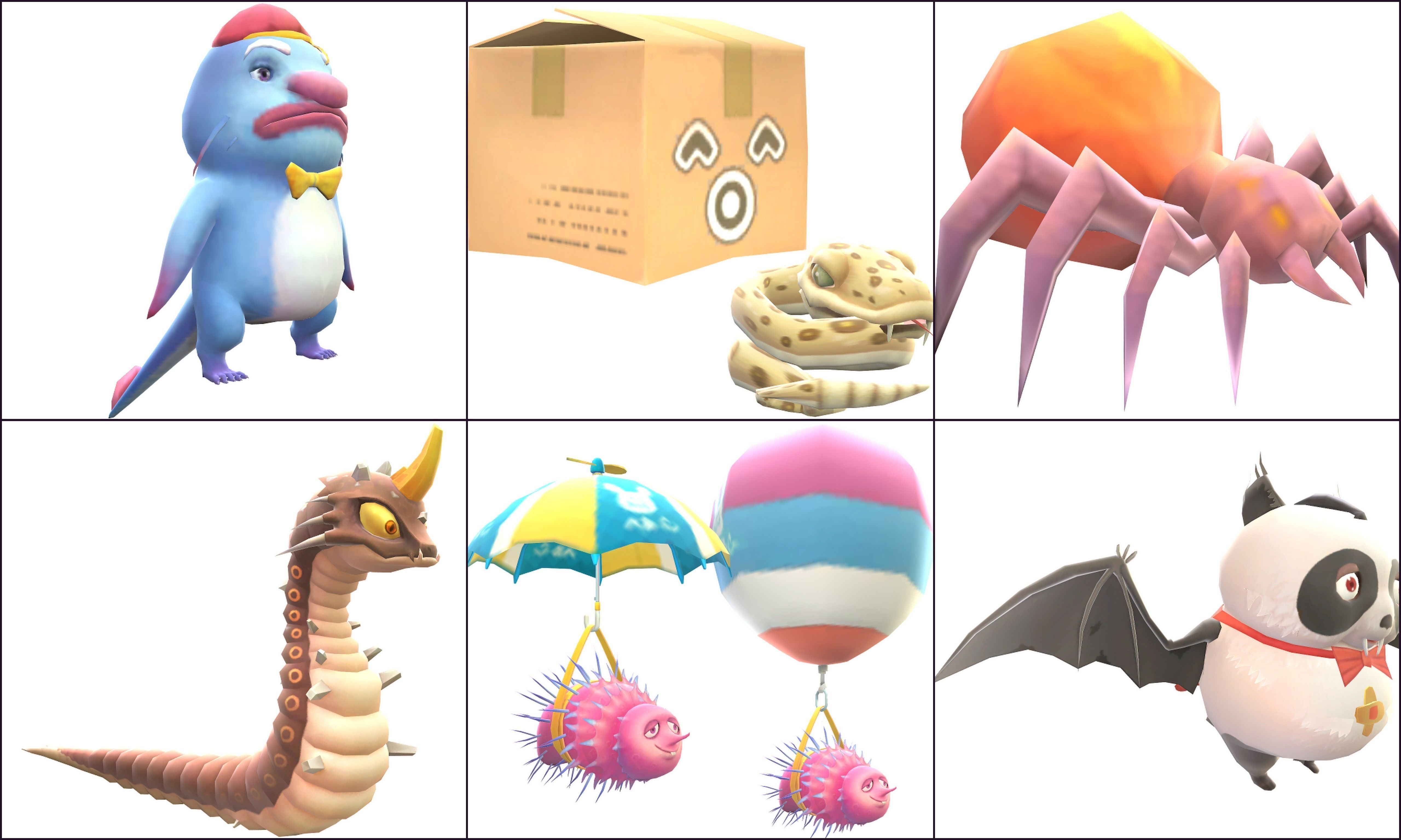Creatures - Characters Low-poly 3D model_7